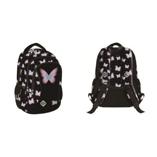 Plecak 3-komorowy Stright BP-26 Pastel Butterfly 696992 Majewski